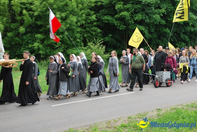 Przystań na chwilę - procesja - Góra Św. Jana Pawła II do Bazyliki