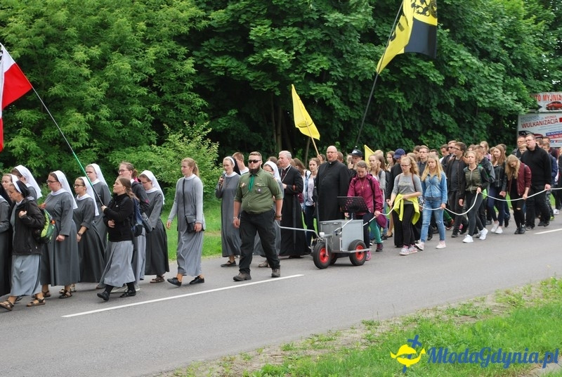 Przystań na chwilę - procesja - Góra Św. Jana Pawła II do Bazyliki