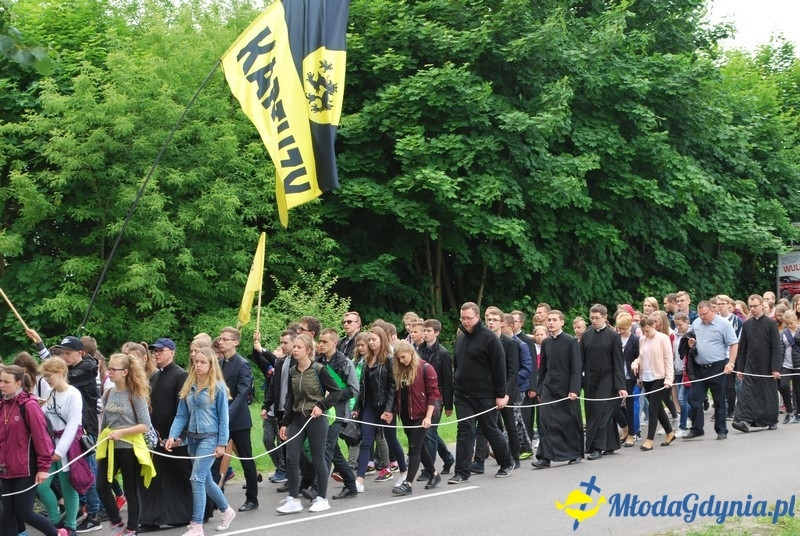 Przystań na chwilę - procesja - Góra Św. Jana Pawła II do Bazyliki