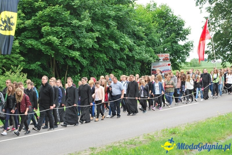Przystań na chwilę - procesja - Góra Św. Jana Pawła II do Bazyliki