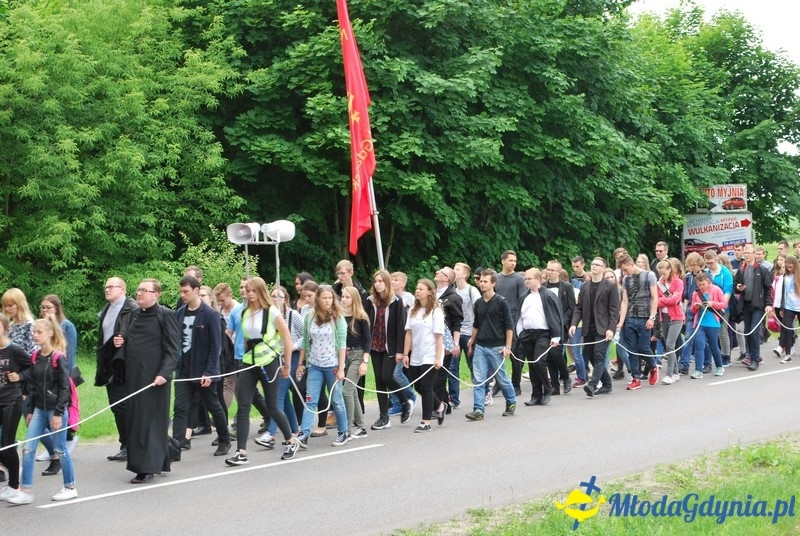 Przystań na chwilę - procesja - Góra Św. Jana Pawła II do Bazyliki