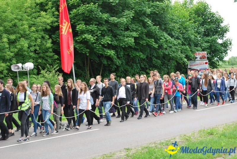 Przystań na chwilę - procesja - Góra Św. Jana Pawła II do Bazyliki