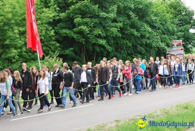 Przystań na chwilę - procesja - Góra Św. Jana Pawła II do Bazyliki