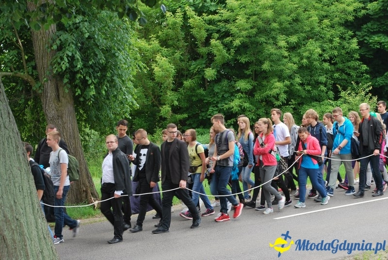 Przystań na chwilę - procesja - Góra Św. Jana Pawła II do Bazyliki