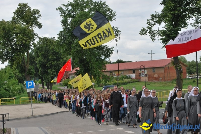 Przystań na chwilę - procesja - Góra Św. Jana Pawła II do Bazyliki