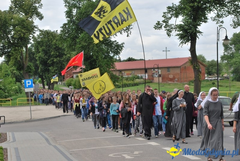 Przystań na chwilę - procesja - Góra Św. Jana Pawła II do Bazyliki