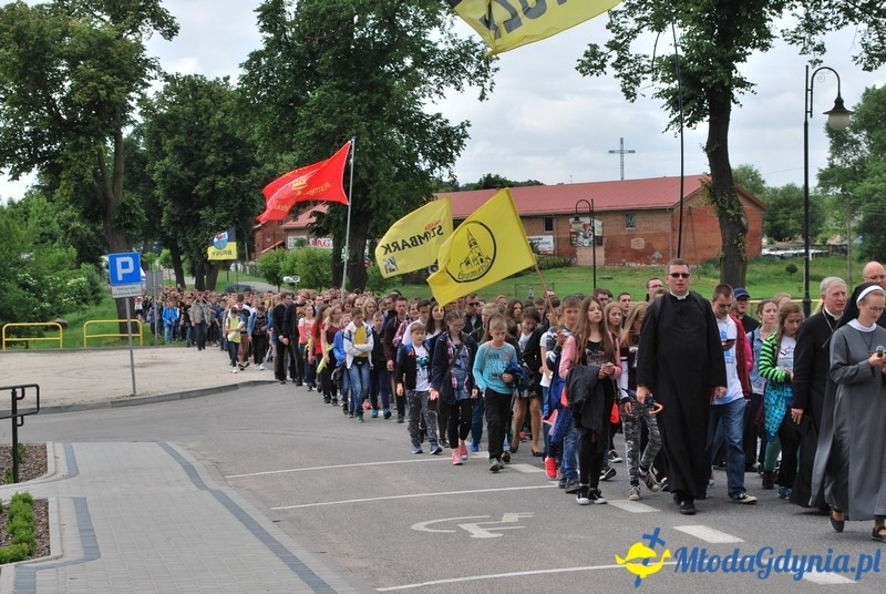 Przystań na chwilę - procesja - Góra Św. Jana Pawła II do Bazyliki
