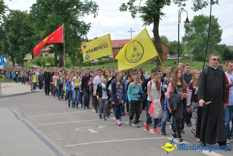 Przystań na chwilę - procesja - Góra Św. Jana Pawła II do Bazyliki