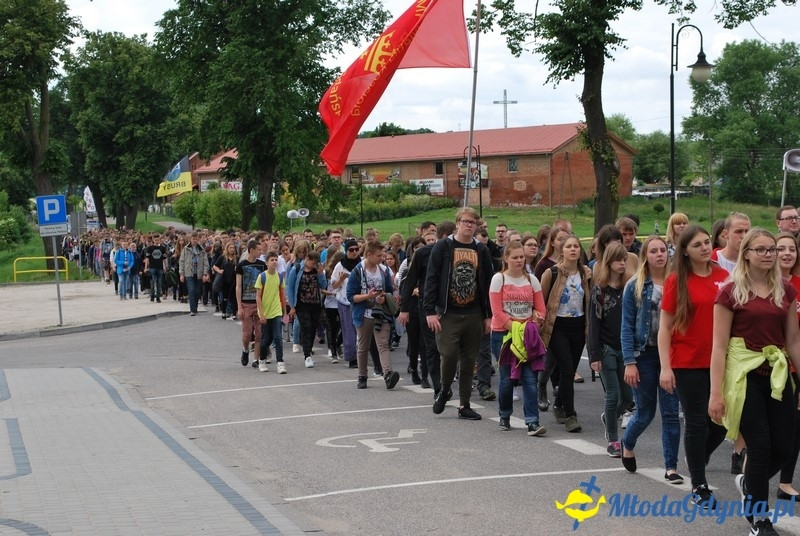 Przystań na chwilę - procesja - Góra Św. Jana Pawła II do Bazyliki