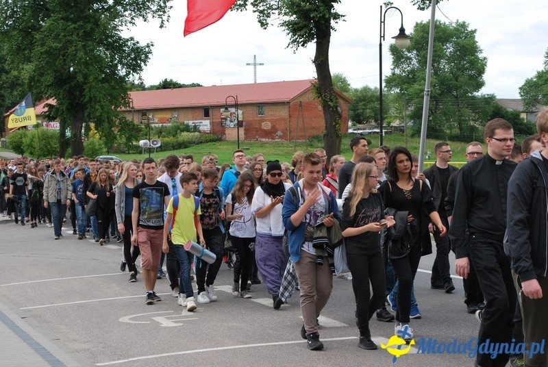 Przystań na chwilę - procesja - Góra Św. Jana Pawła II do Bazyliki