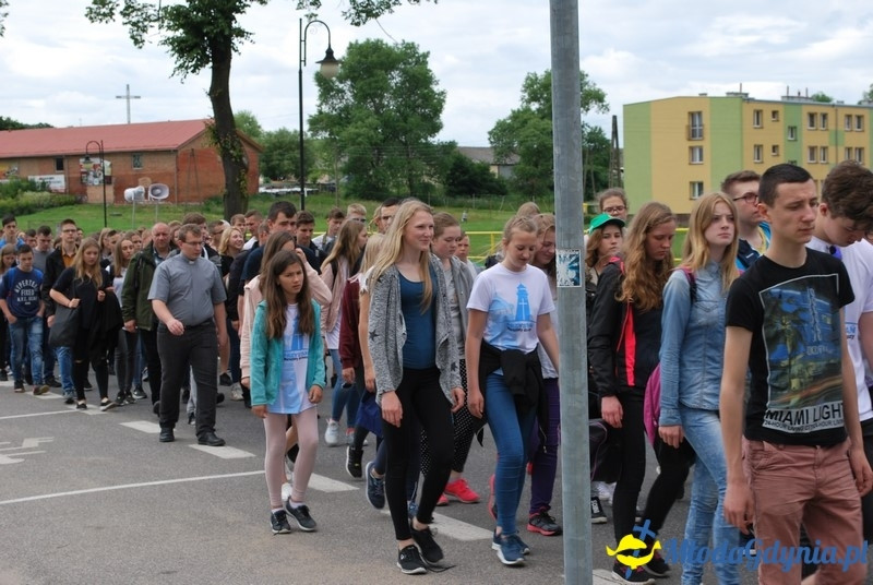 Przystań na chwilę - procesja - Góra Św. Jana Pawła II do Bazyliki