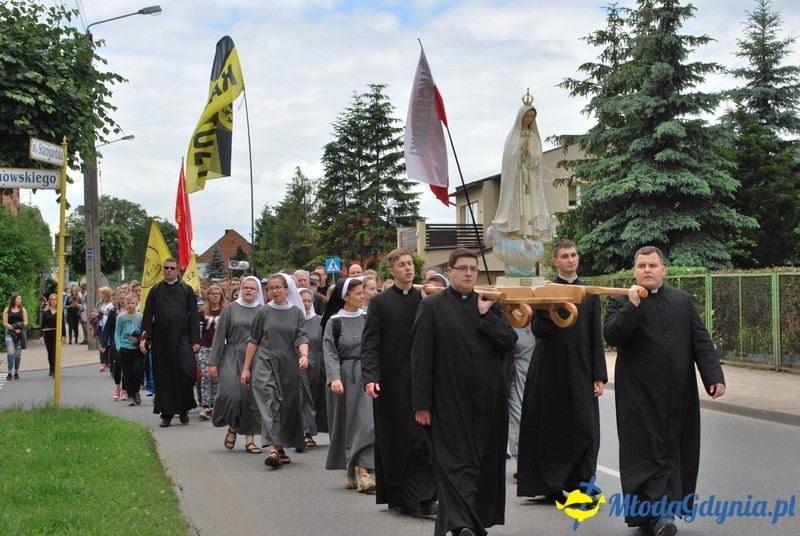 Przystań na chwilę - procesja - Góra Św. Jana Pawła II do Bazyliki