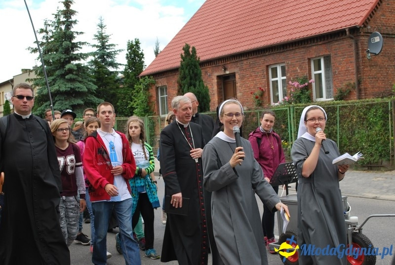 Przystań na chwilę - procesja - Góra Św. Jana Pawła II do Bazyliki