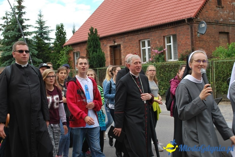 Przystań na chwilę - procesja - Góra Św. Jana Pawła II do Bazyliki