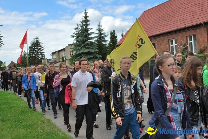 Przystań na chwilę - procesja - Góra Św. Jana Pawła II do Bazyliki