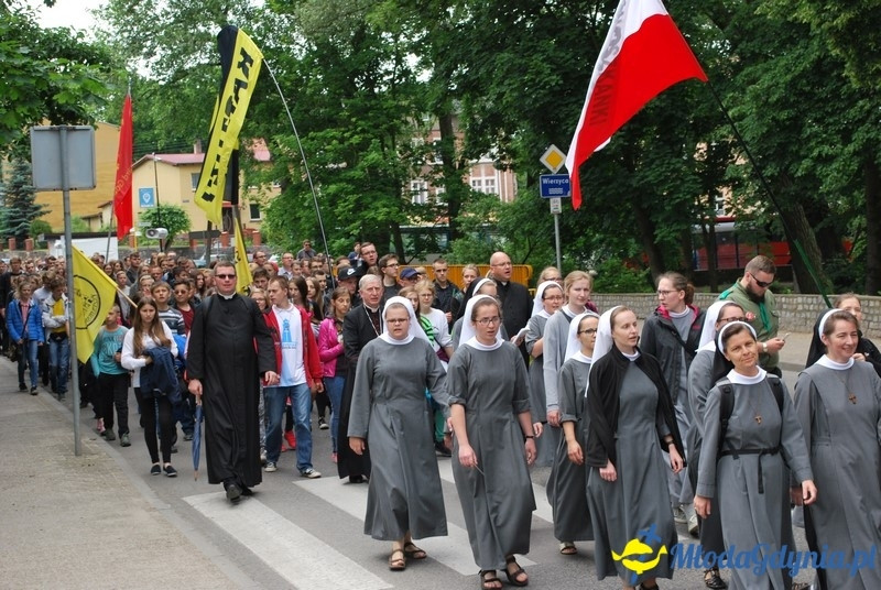 Przystań na chwilę - procesja - Góra Św. Jana Pawła II do Bazyliki