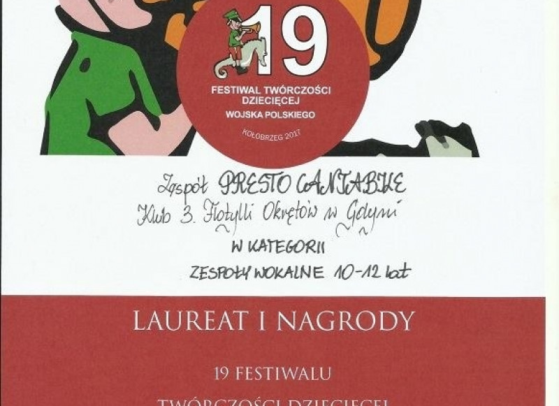 SP 28 - zespół Presto Cantabile w Kołobrzegu