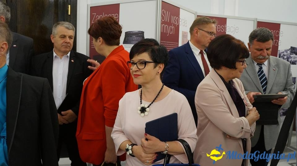 Solidarność Walcząca - wystawa w Sejmi z inicjatywy poseł Małgorzaty Zwiercan