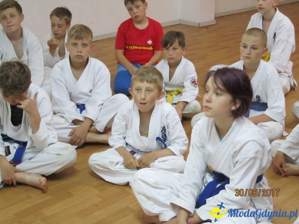 Gdyński Klub Kyokushin Karate - obóz Piecki 2017