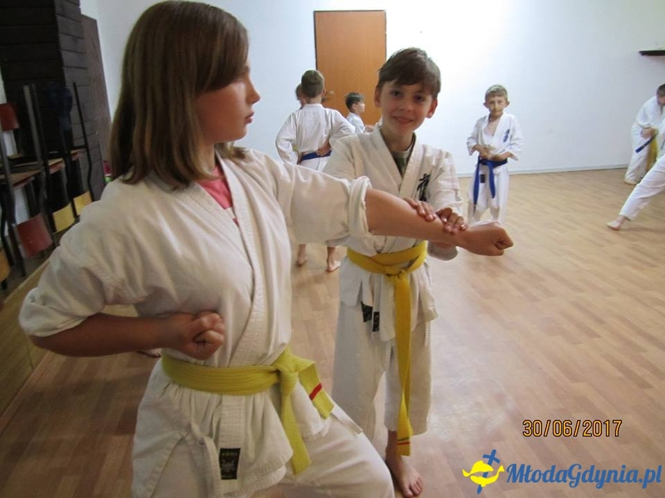 Gdyński Klub Kyokushin Karate - obóz Piecki 2017