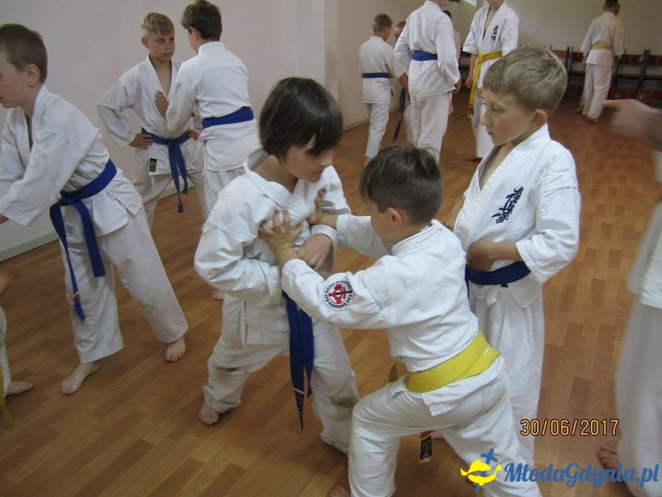 Gdyński Klub Kyokushin Karate - obóz Piecki 2017