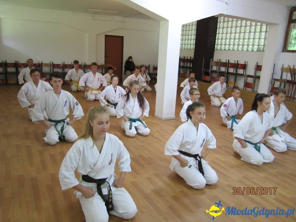 Gdyński Klub Kyokushin Karate - obóz Piecki 2017
