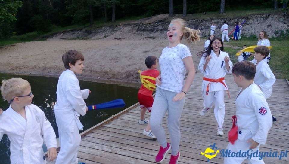 Gdyński Klub Kyokushin Karate - obóz Piecki 2017