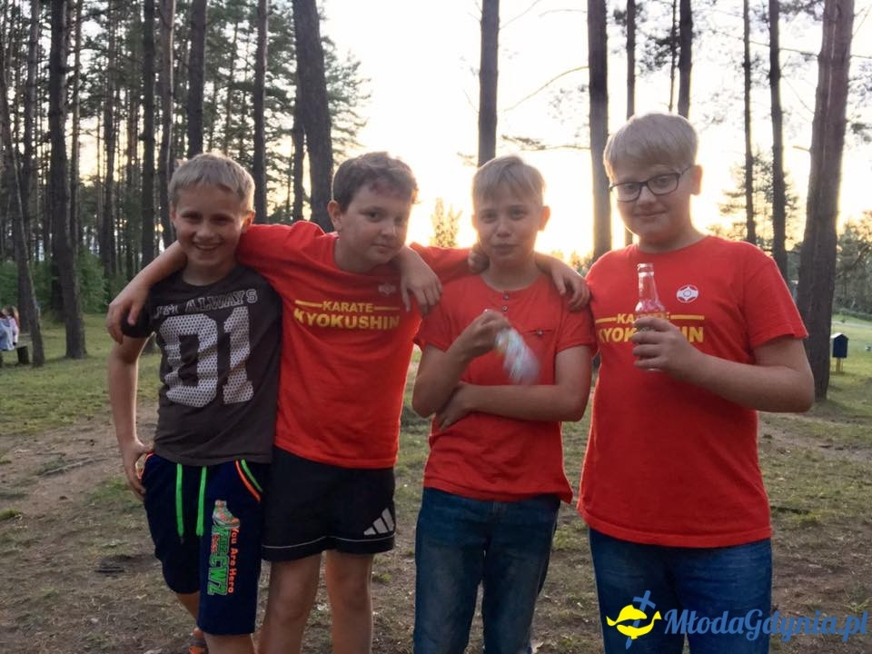 Gdyński Klub Kyokushin Karate - obóz Piecki 2017