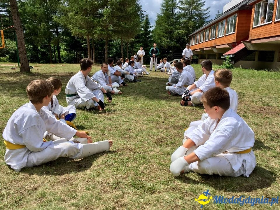 Gdyński Klub Kyokushin Karate - obóz Piecki 2017