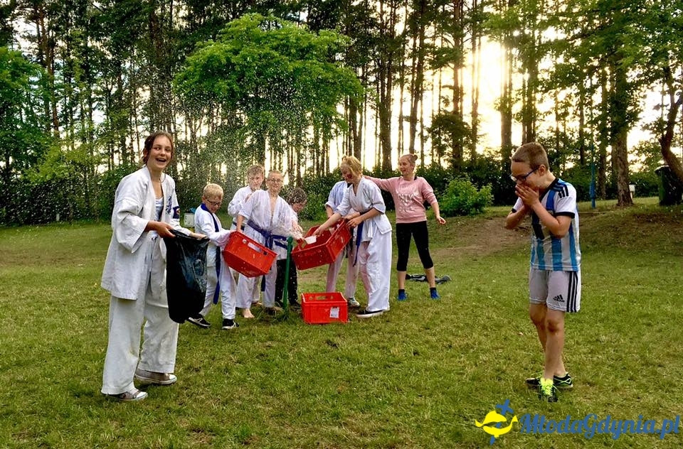 Gdyński Klub Kyokushin Karate - obóz Piecki 2017