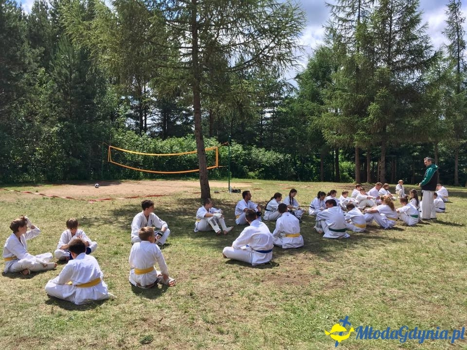 Gdyński Klub Kyokushin Karate - obóz Piecki 2017