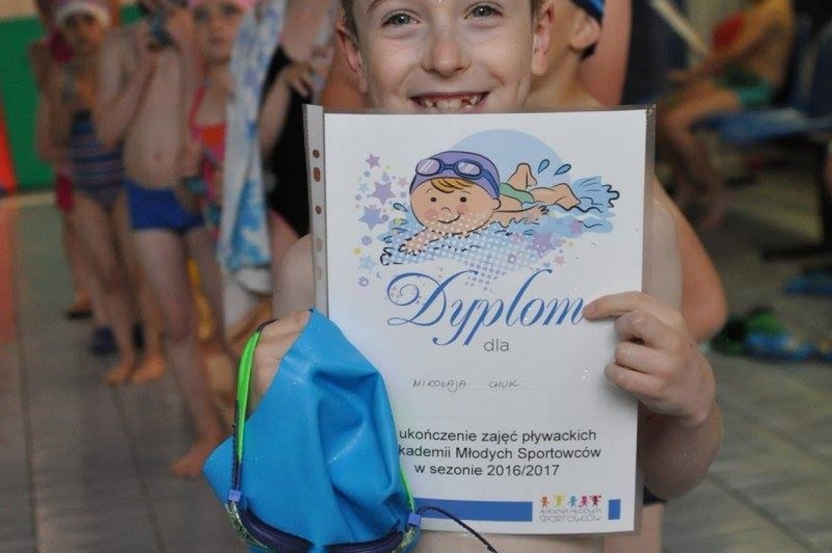 Akademia Młodych Sportowców - BASEN - ZAKOŃCZENIE SEZONU 2016-17
