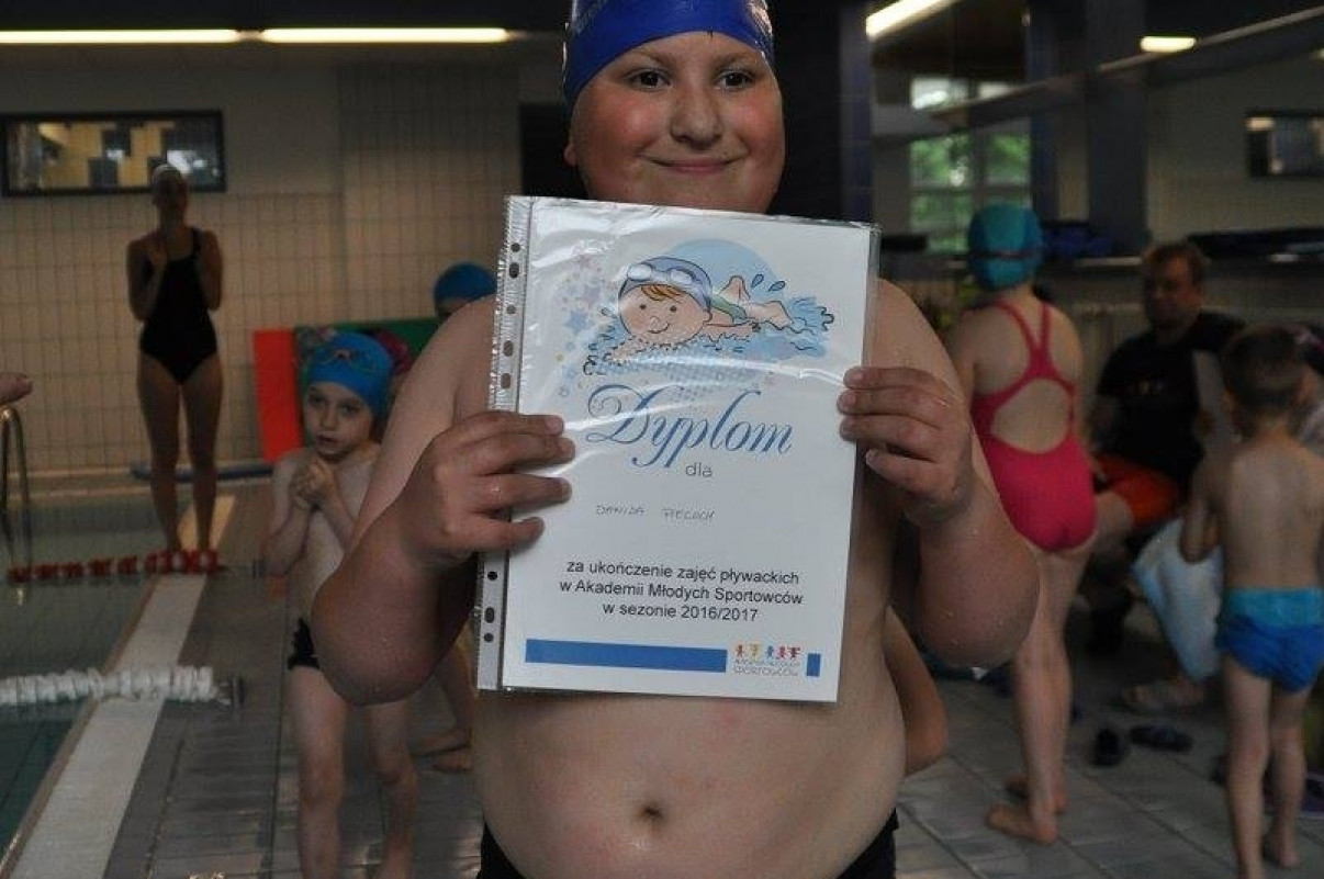 Akademia Młodych Sportowców - BASEN - ZAKOŃCZENIE SEZONU 2016-17