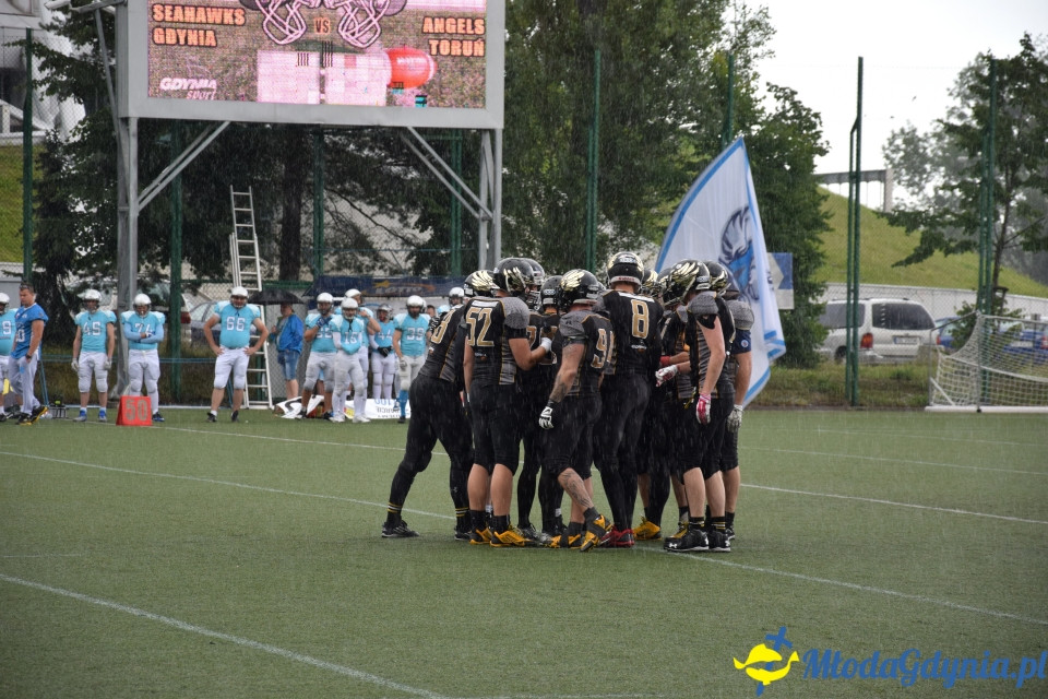  Seahawks Gdynia B vs. Angels Toruń Mecz Futbolu Amerykańskiego