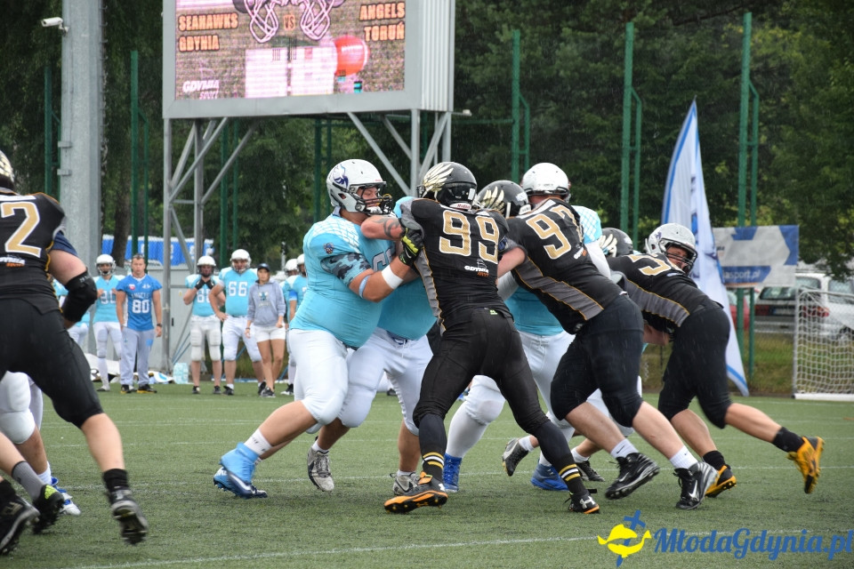  Seahawks Gdynia B vs. Angels Toruń Mecz Futbolu Amerykańskiego