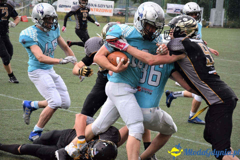  Seahawks Gdynia B vs. Angels Toruń Mecz Futbolu Amerykańskiego