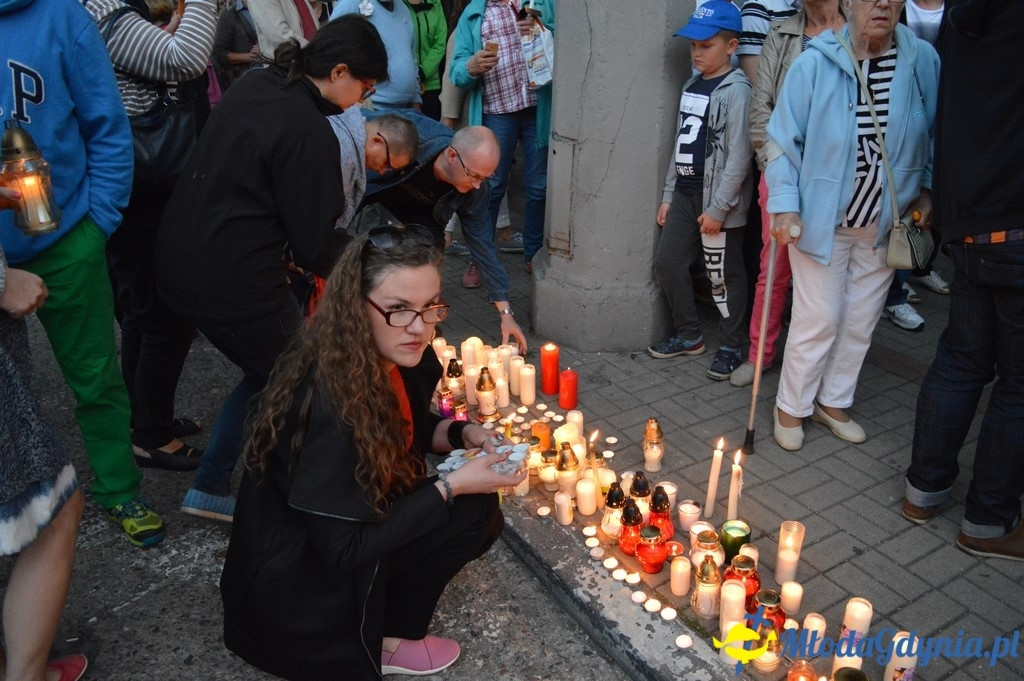 Protest przed Sądem Rejonowym w Gdyni