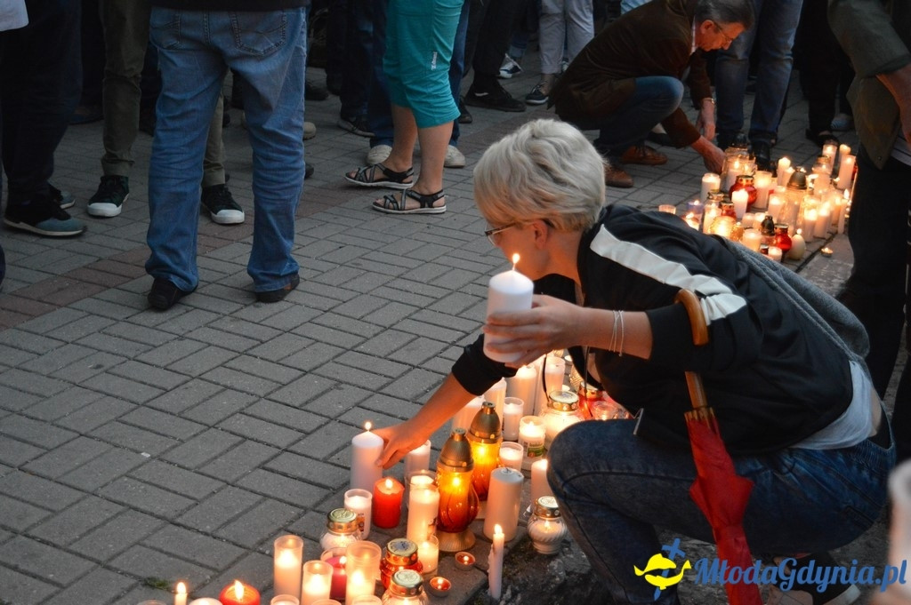 Protest przed Sądem Rejonowym w Gdyni