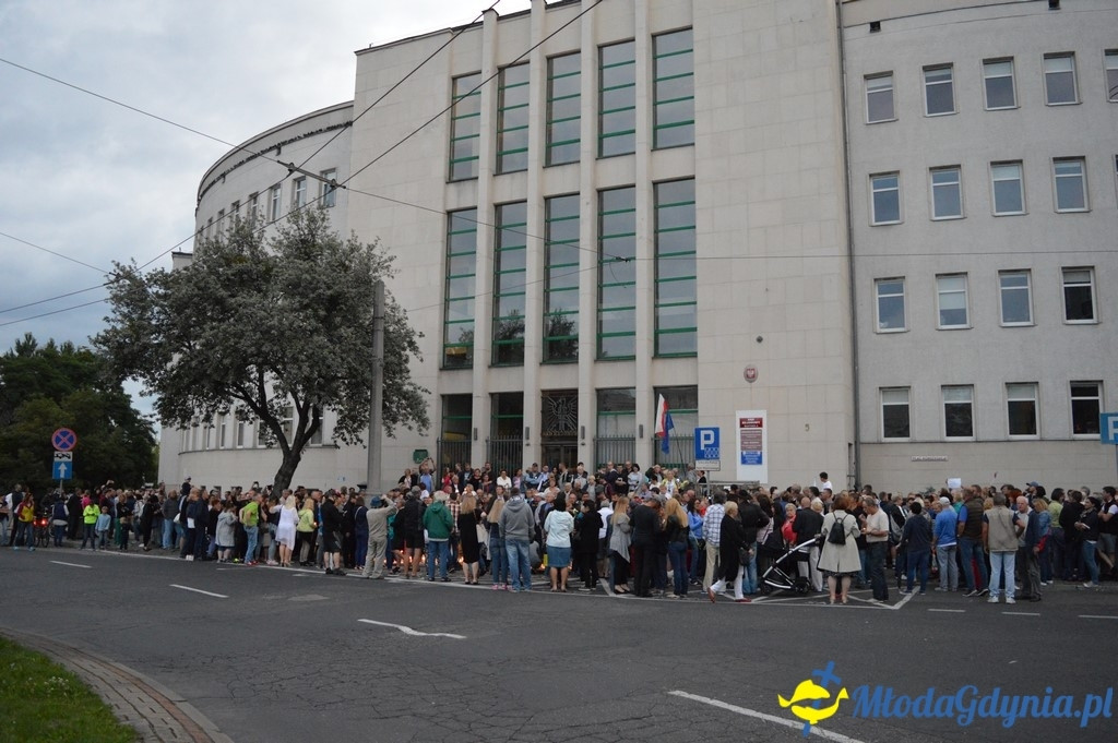 Protest przed Sądem Rejonowym w Gdyni