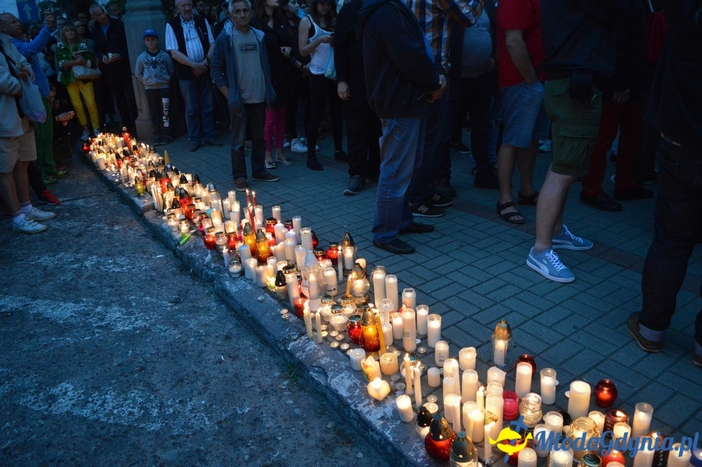 Protest przed Sądem Rejonowym w Gdyni