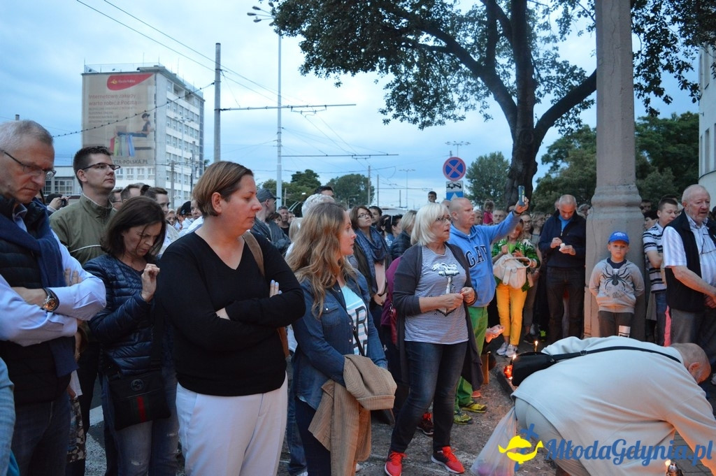 Protest przed Sądem Rejonowym w Gdyni