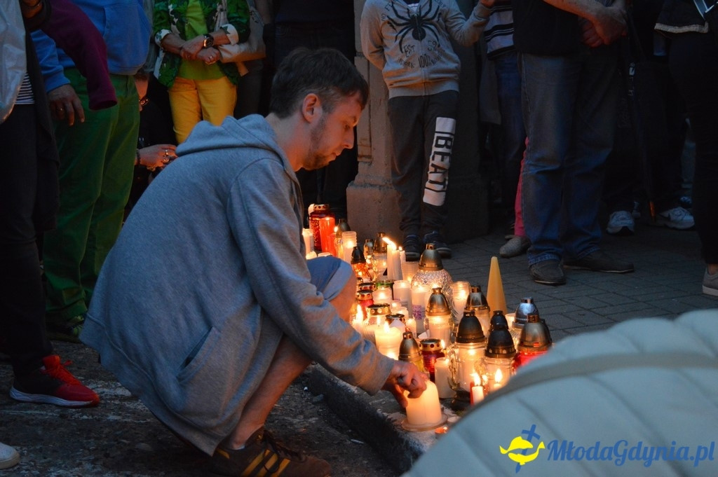 Protest przed Sądem Rejonowym w Gdyni