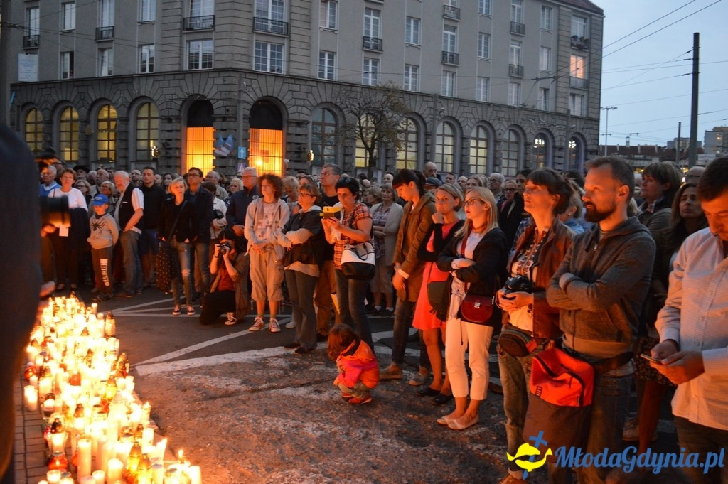 Protest przed Sądem Rejonowym w Gdyni