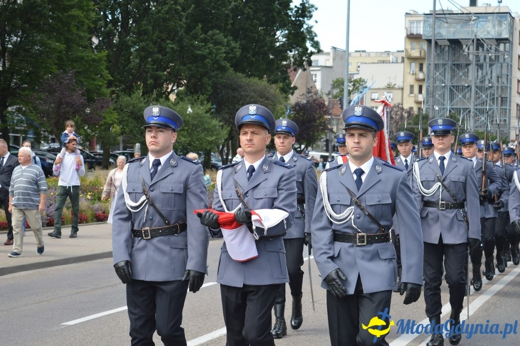 Uroczyste obchody Święta Policji województwa Pomorskiego w Gdyni.