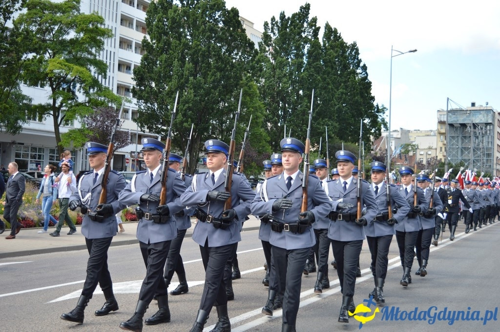 Uroczyste obchody Święta Policji województwa Pomorskiego w Gdyni.