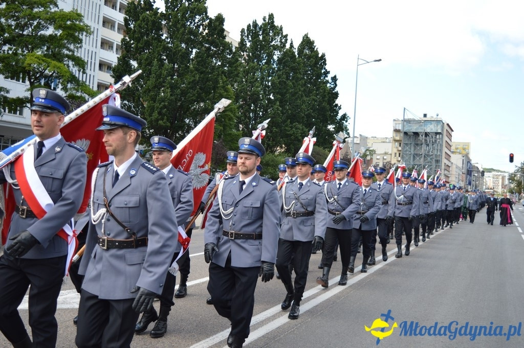 Uroczyste obchody Święta Policji województwa Pomorskiego w Gdyni.