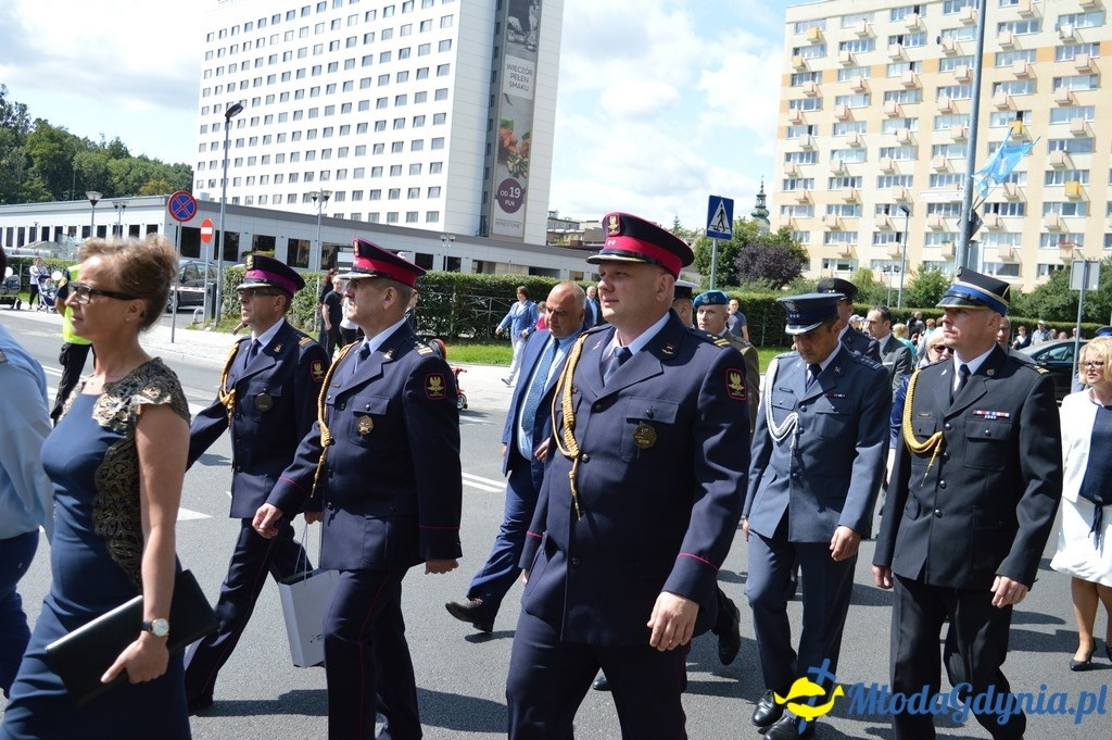 Uroczyste obchody Święta Policji województwa Pomorskiego w Gdyni.