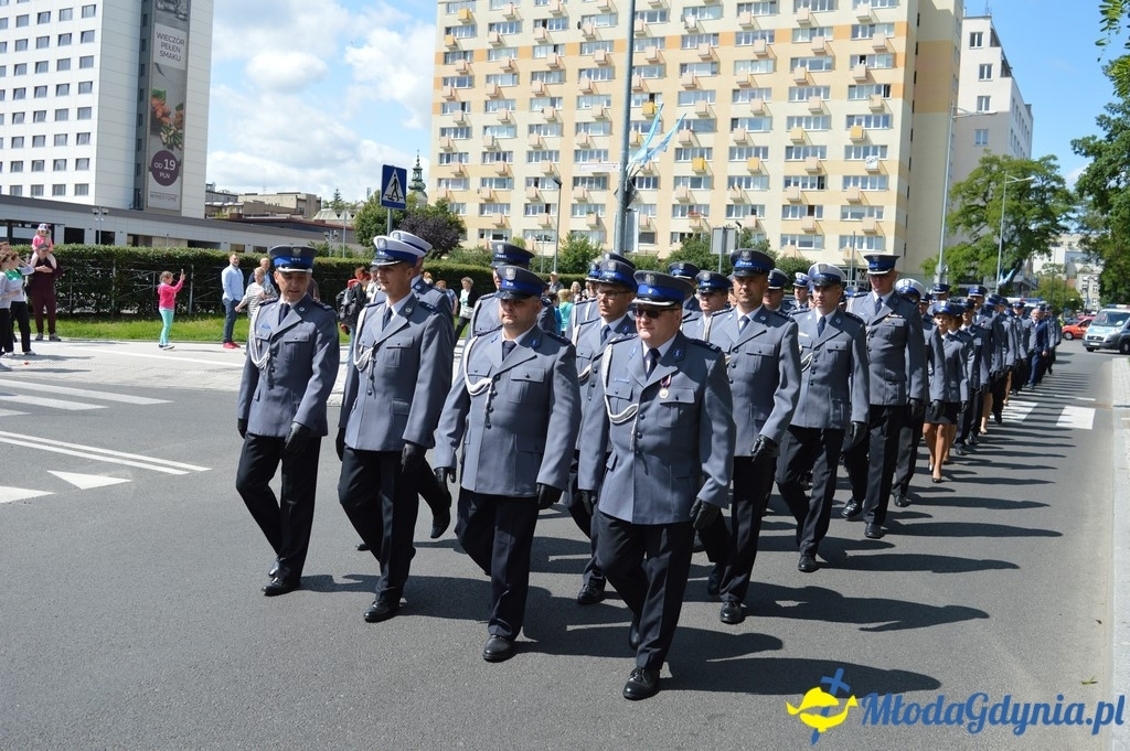 Uroczyste obchody Święta Policji województwa Pomorskiego w Gdyni.
