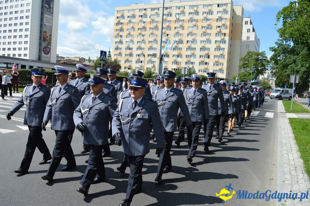 Uroczyste obchody Święta Policji województwa Pomorskiego w Gdyni.