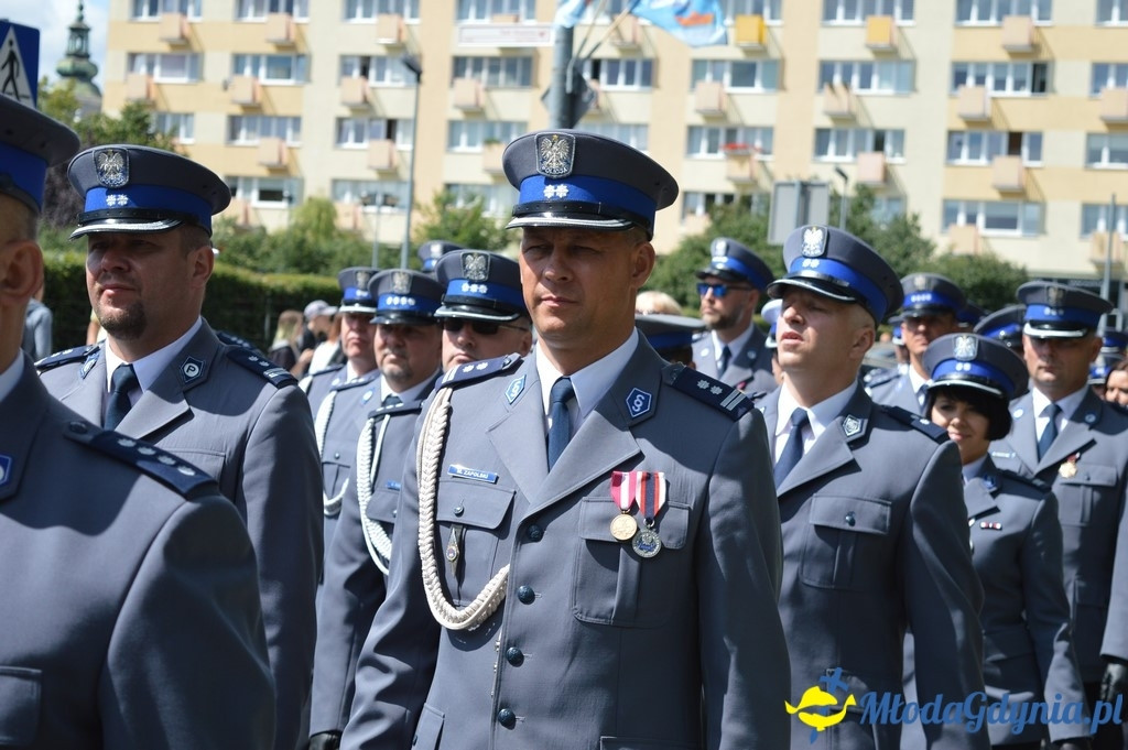 Uroczyste obchody Święta Policji województwa Pomorskiego w Gdyni.
